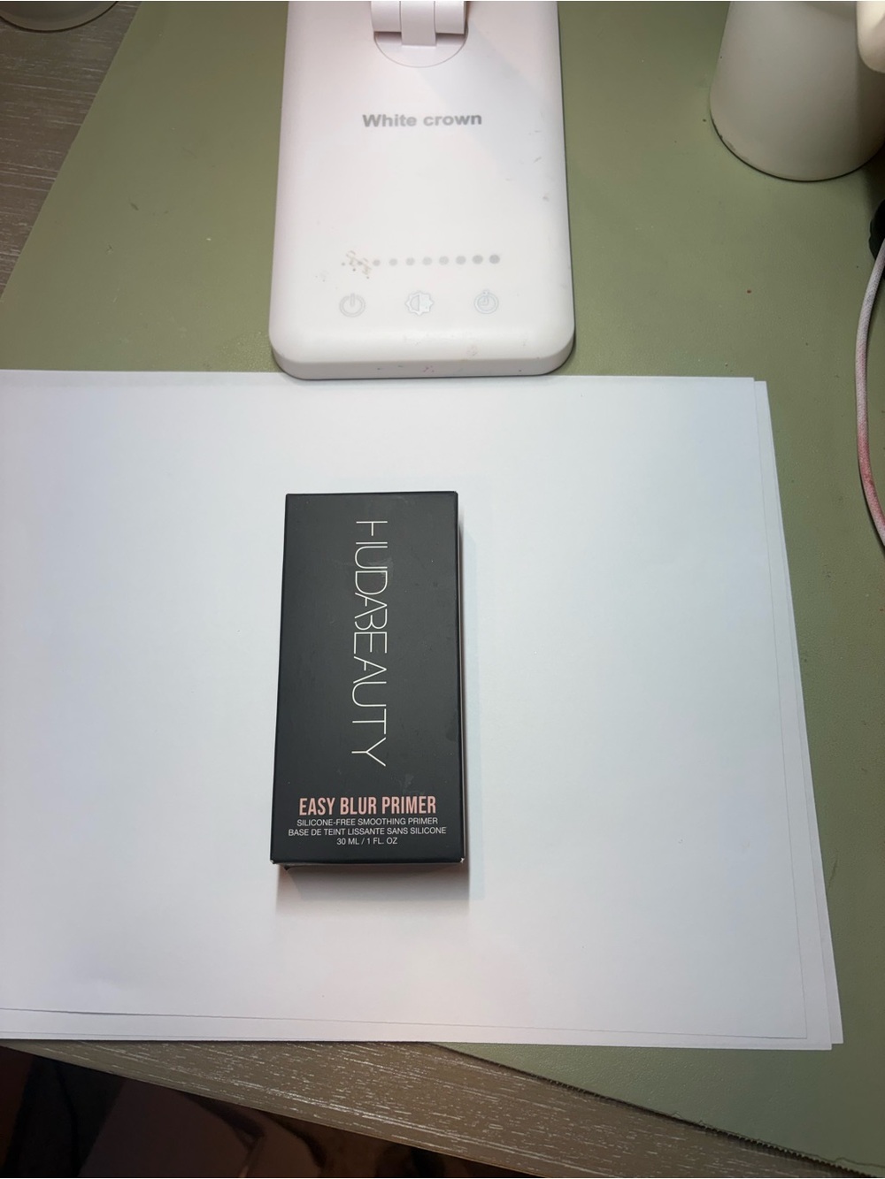 Huda Beauty Easy Blue Silicone-Free Smoothing & Pore-Minimizing Primer